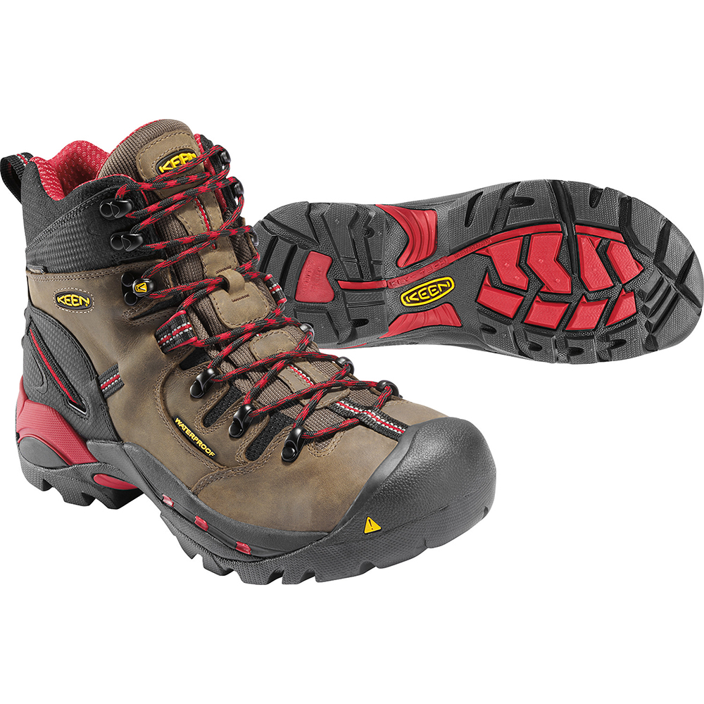 Keen Men's Pittsburgh 6 Inch Waterproof Boots with Steel Toe